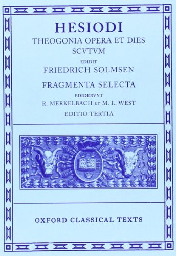 Hesiodi Theogonia ; Opera et dies ; Scvtvm Cover