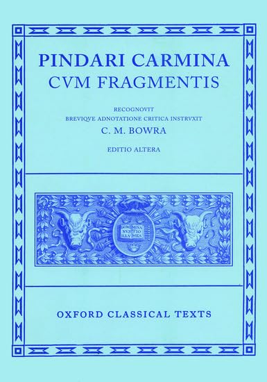 Carmina cum Fragmentis (Oxford Classical Texts Ser) Cover