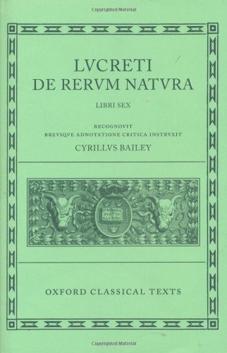 Lucreti de rerum natura Cover