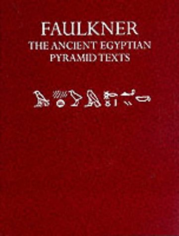 The ancient Egyptian pyramid texts Cover