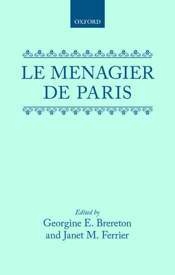 Le Menagier de Paris Cover