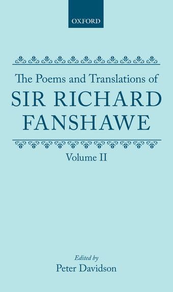The poems and translations of Sir Richard Fanshawe Cover
