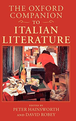 The Oxford companion to Italian literature Cover