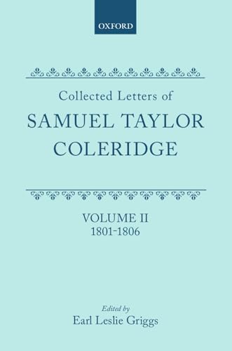 Collected Letters of Samuel Taylor Coleridge  Cover