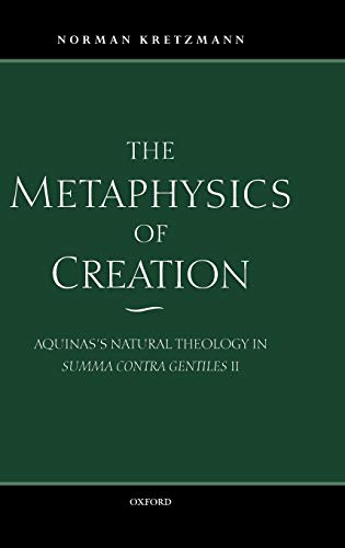 The metaphysics of creation Cover