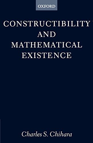 Constructibility and mathematical existence. Cover