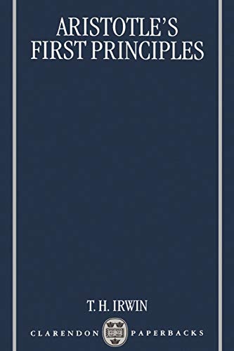 Aristotle's first principles Cover