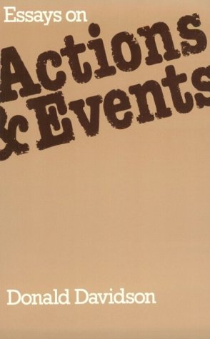 Essays on actions and events Cover