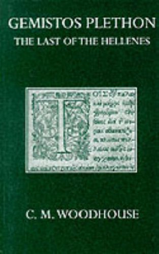 George Gemistos Plethon Cover