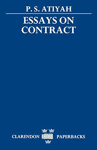 Essays on contract Cover