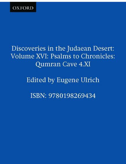 Qumrân cave 4. Cover