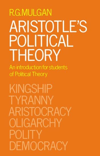 Aristotle's political theory Cover