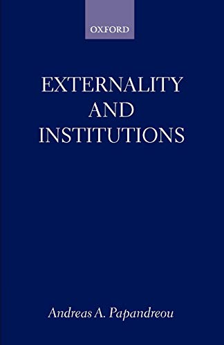 Externality and Institutions Cover
