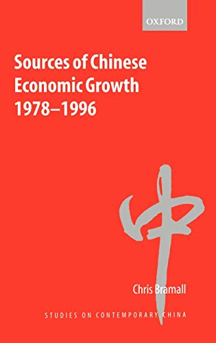 Sources of Chinese Economic Growth, 1978-1996 (Studies on Contemporary China) Cover