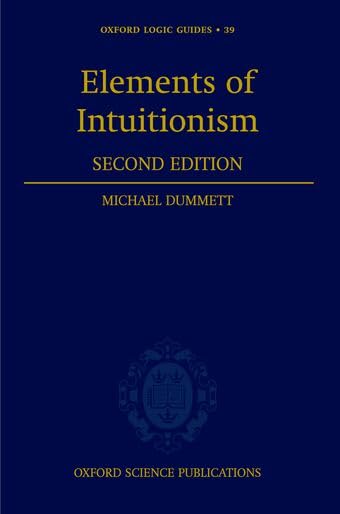 Elements of intuitionism. Cover
