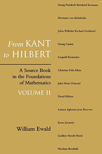 From Kant to Hilbert Cover