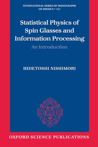 Statistical physics of spin glasses and information processing Cover