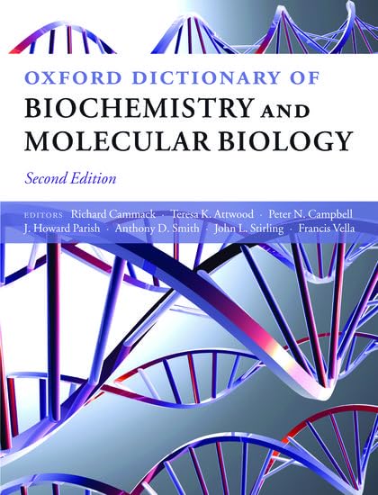 Oxford dictionary of biochemistry and molecular biology Cover