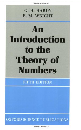An introduction to the theory of numbers Cover