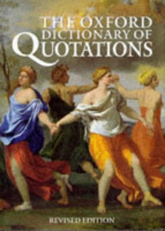 The Oxford Dictionary of Quotations Cover