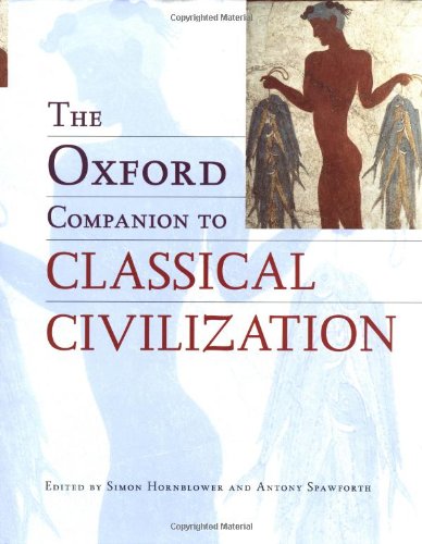 The Oxford companion to classical civilization Cover