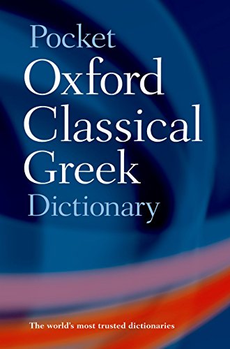 The pocket Oxford classical Greek dictionary Cover