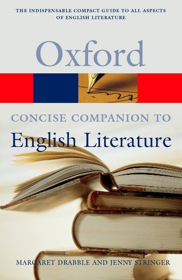 The concise Oxford companion to English literature Cover