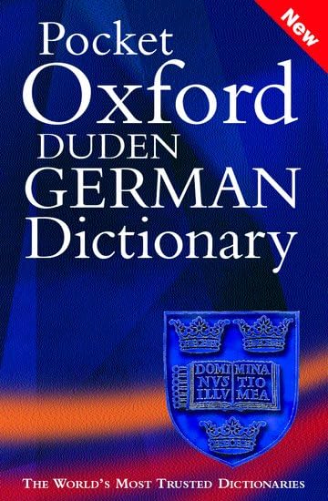 The pocket Oxford-Duden German dictionary Cover