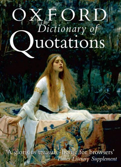 The Oxford dictionary of quotations Cover