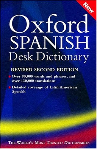 Oxford Spanish desk dictionary. Cover