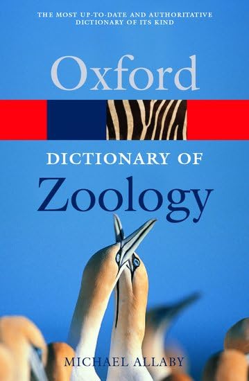 A dictionary of zoology Cover