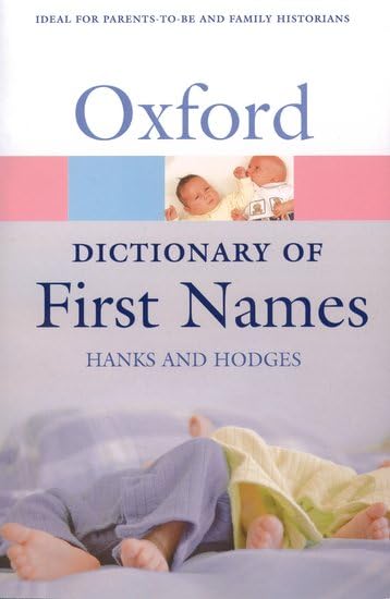 A dictionary of first names Cover