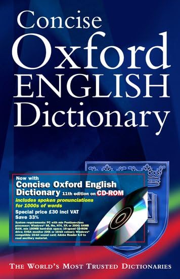 Concise Oxford English Dictionary Cover