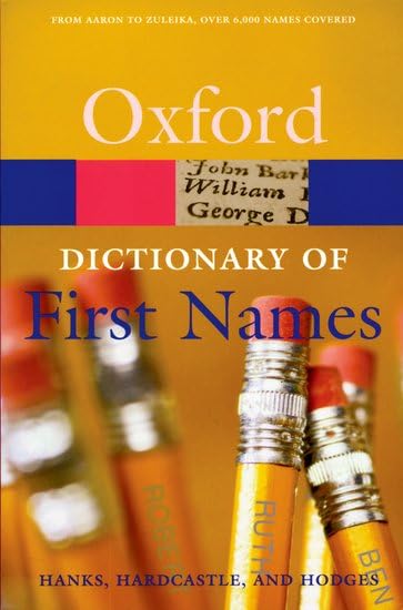 A dictionary of first names Cover