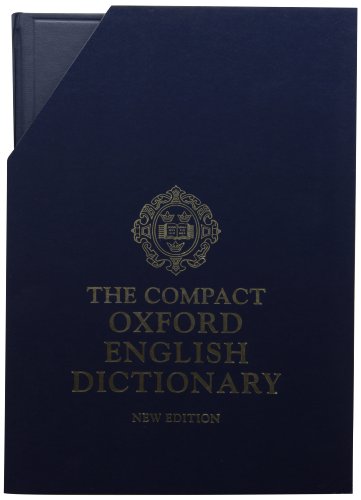 The compact Oxford English dictionary Cover