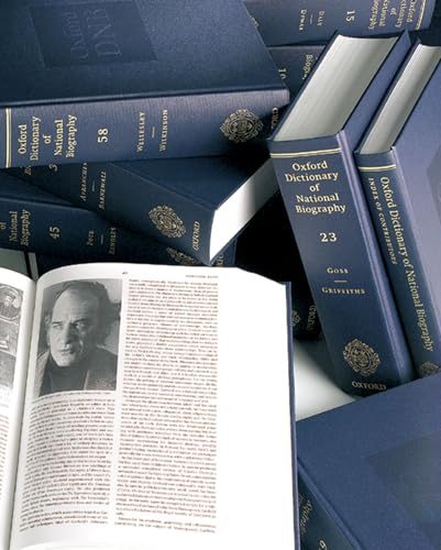Oxford Dictionary of National Biography Plus Index of Contributors (60 Volumes) Cover