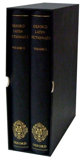 Oxford Latin dictionary Cover