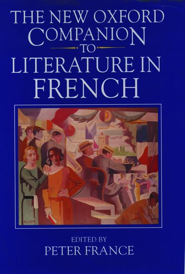 The new Oxford companion to literature in French Cover