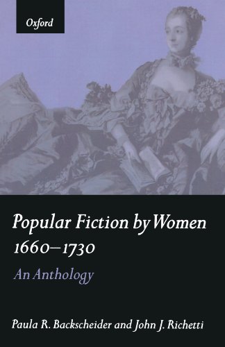 Popular fiction by women, 1660-1730 Cover