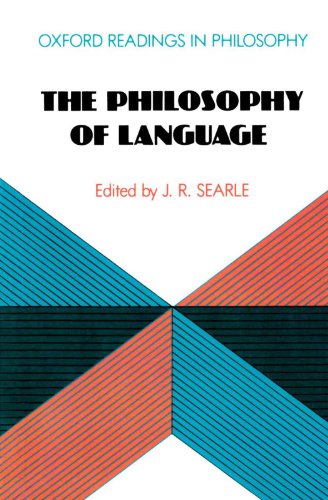 The philosophy of language Cover