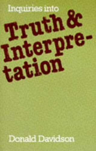 Inquiries into truth and interpretation Cover