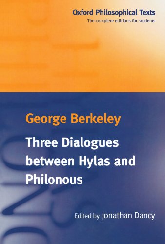 Three dialogues between Hylas and Philonous Cover