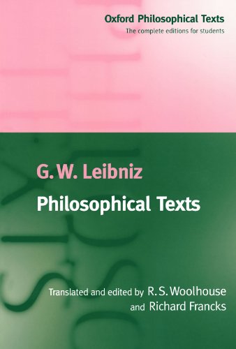 Philosophical texts Cover