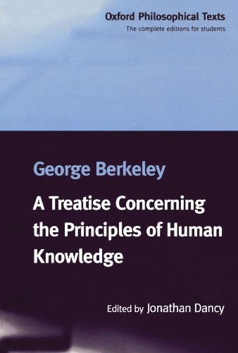 A treatise concerning the principles of human knowledge Cover