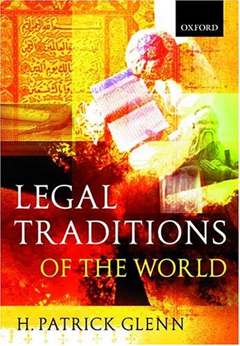 Legal traditions of the world Cover