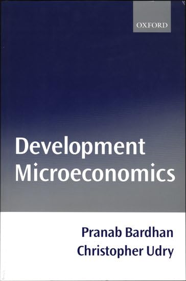 Development microeconomics Cover