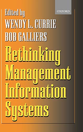 Rethinking management information systems Cover