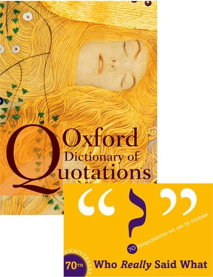 Oxford dictionary of quotations Cover