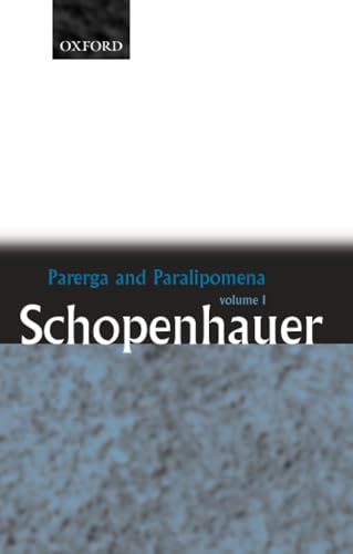 Parerga and paralipomena Cover