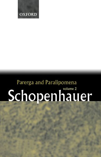 Parerga and paralipomena Cover